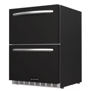 Wildfire 24-in Stainless Steel Dual Door Refrigerator