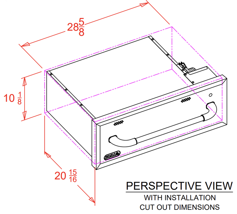 Bull Stainless Steel Warming Drawer