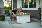 Outdoor GreatRoom Alcott 48-in Rectangular Propane Fire Pit Table