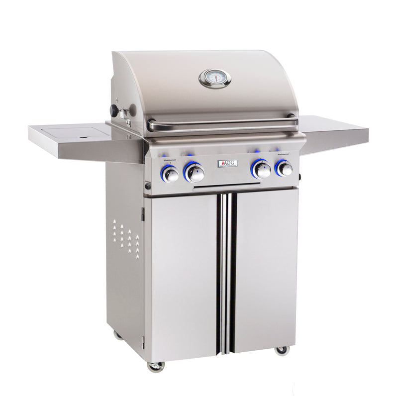 American Outdoor Grill L/T-Series 24-in Stainless Steel 2 Burner Gas Propane Grill on Cart