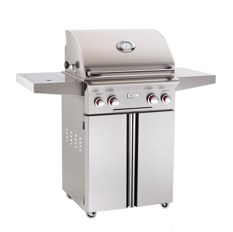 American Outdoor Grill L/T-Series 24-in Stainless Steel 2 Burner Gas Propane Grill on Cart