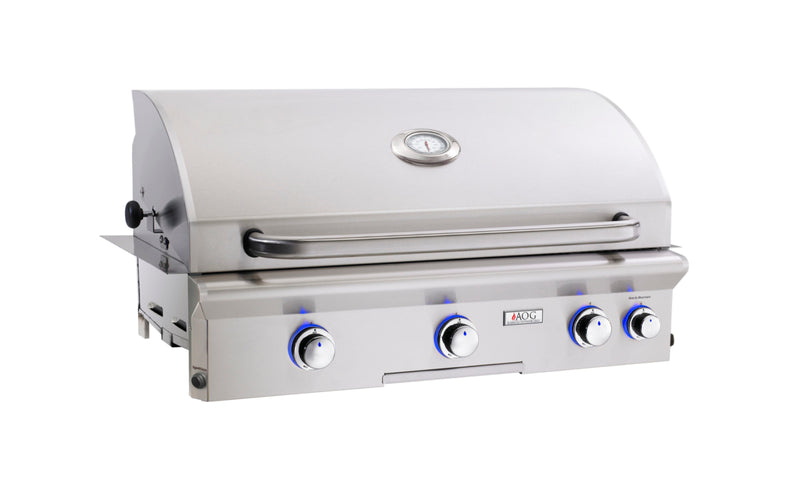 American Outdoor Grill L/T-Series 36-in Stainless Steel 3 Burner Gas Propane Grill Built-In Configuration