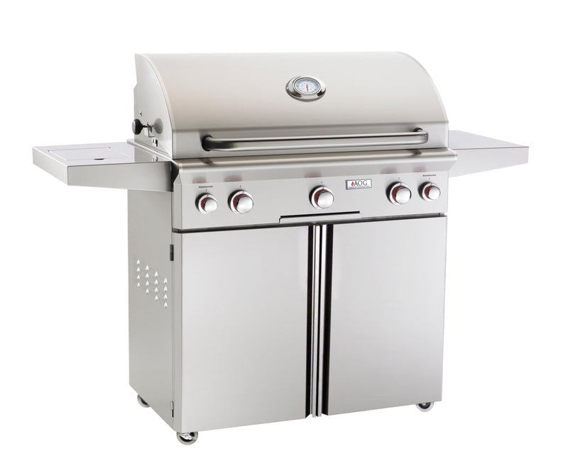 American Outdoor Grill L/T-Series 36-in Stainless Steel 3 Burner Gas Propane Grill on Cart