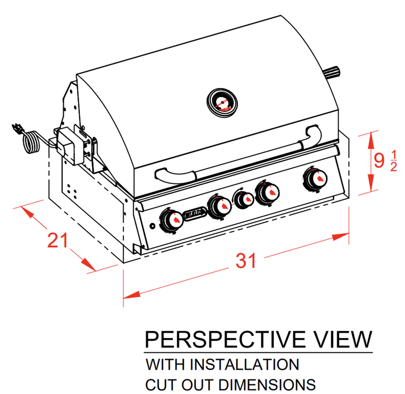 Bull Angus 30-in 4-Burner Propane Gas Grill