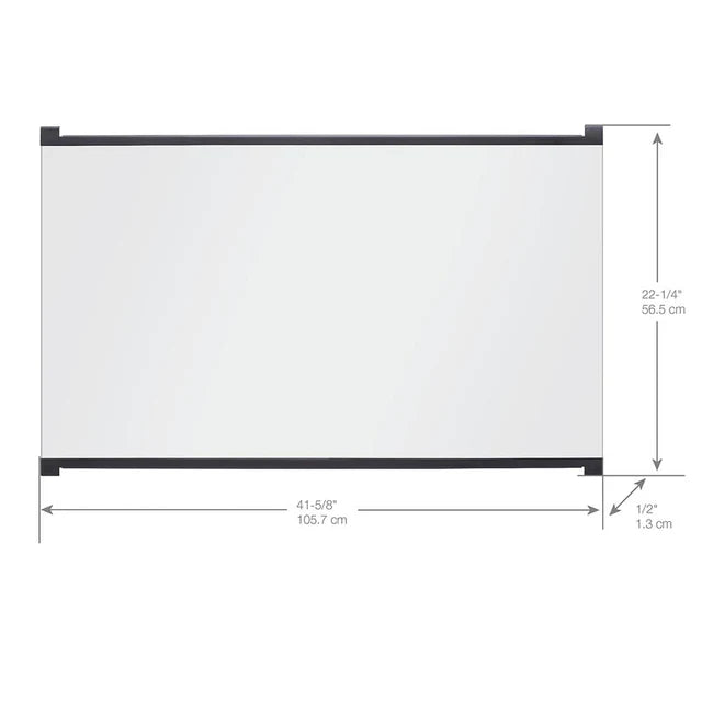 Dimplex 45-in Single Pane Glass Door for Dimplex Deluxe BF45DXP (Firebox NOT included)