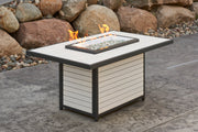 Outdoor GreatRoom Brooks 50-in Rectangular Gas Fire Table