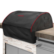 Bull Grill Covers Black Red Piping & Stitched Logo