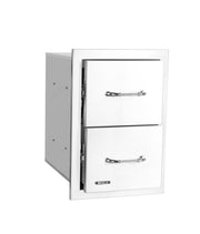 Bull 15-in Stainless Steel Double Drawer Combo w/ Reveal