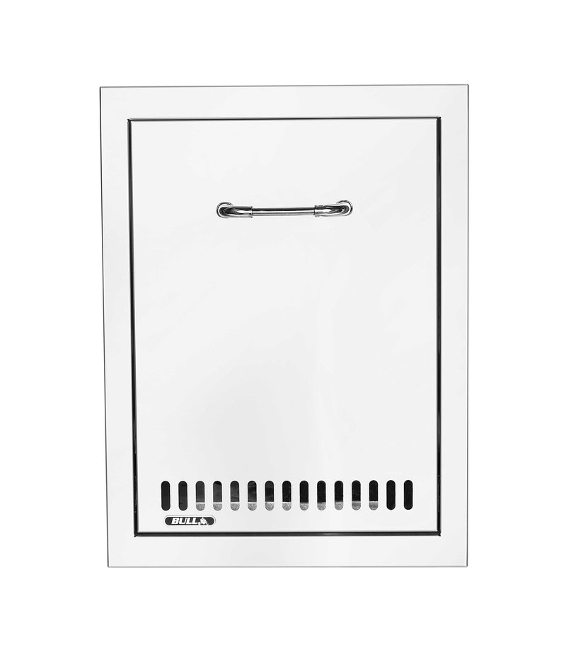 Bull 16-in Stainless Steel Roll-Out Gas Propane Tank Drawer w/ Reveal
