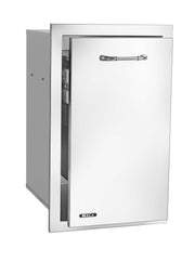 Bull Slim 10 Gallon Stainless Steel Trash Drawer and Trash Can w/ Reveal
