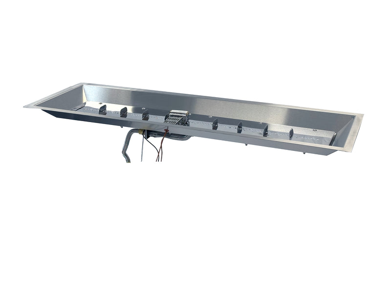 Outdoor GreatRoom 42-in Crystal Fire Plus Linear Burner