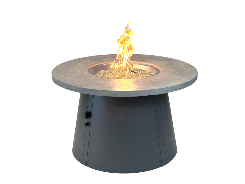 Outdoor GreatRoom Cirvalo 42-in Round Propane Fire Pit Table