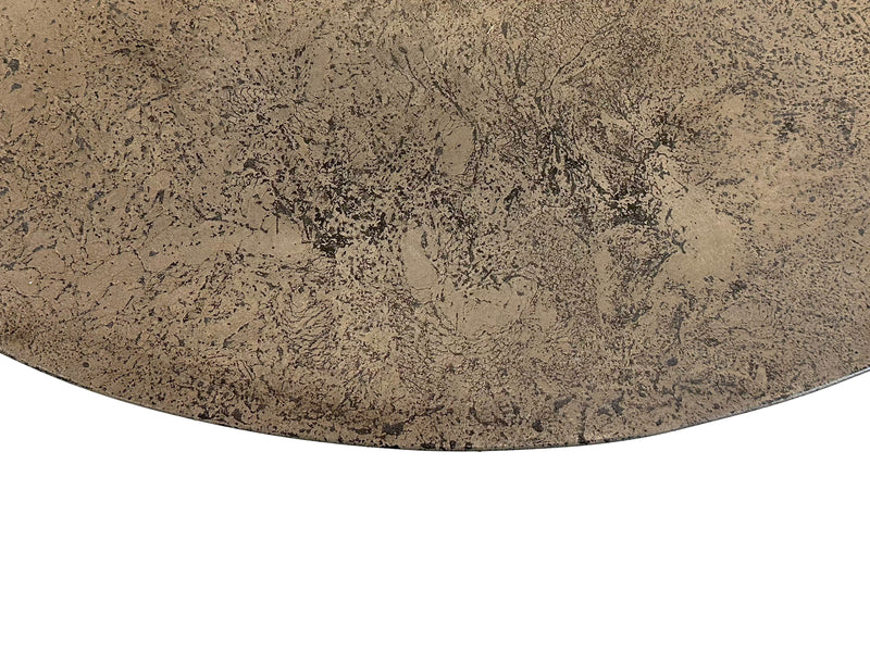 Outdoor GreatRoom Cirvalo 48-in Round Propane Fire Pit Table in Fossil Brown