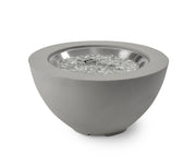 Outdoor GreatRoom Cove 29-in Round Propane Fire Bowl in Natural Grey