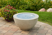 Outdoor GreatRoom Cove 29-in Round Propane Fire Bowl in Natural Grey