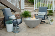 Outdoor GreatRoom Cove 42-in Round Propane Fire Bowl in Natural Grey