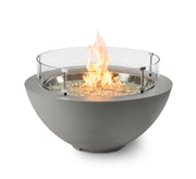 Outdoor GreatRoom Cove 42-in Round Propane Fire Bowl in Natural Grey