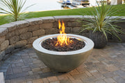 Outdoor GreatRoom Cove 42-in Round Propane Fire Bowl in Natural Grey