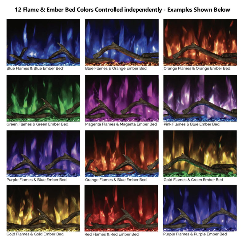 Modern Flames Spectrum Slimline 50-in Linear Electric Fireplace