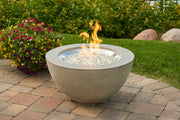 Outdoor GreatRoom Cove 29-in Round Propane Fire Bowl in Natural Grey