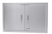Bull 30-in Stainless Steel Double Door Combo w/ Reveal