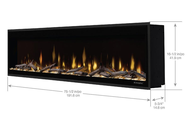 Dimplex Ignite Evolve 74-in Linear Electric Fireplace