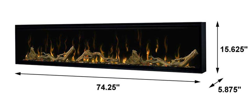 Dimplex IgniteXL 74-in Linear Electric Fireplace