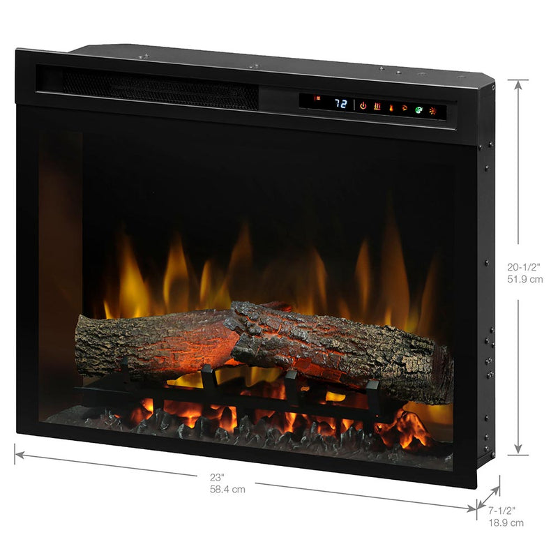 Dimplex Nova 23-in Multi-Fire XHD Plug-In Electric Fireplace Insert