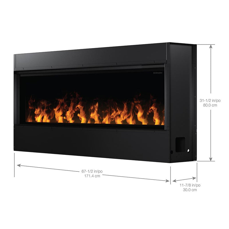 Dimplex Optimyst 66-in Linear Electric Fireplace