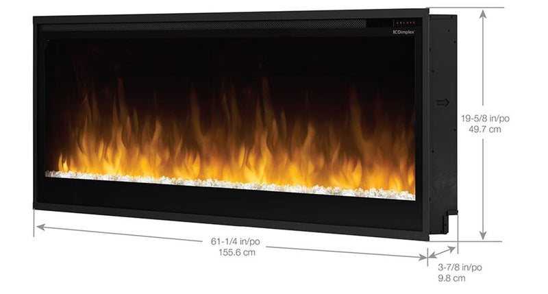 Dimplex Slim 60-in Multi-Fire Electric Fireplace