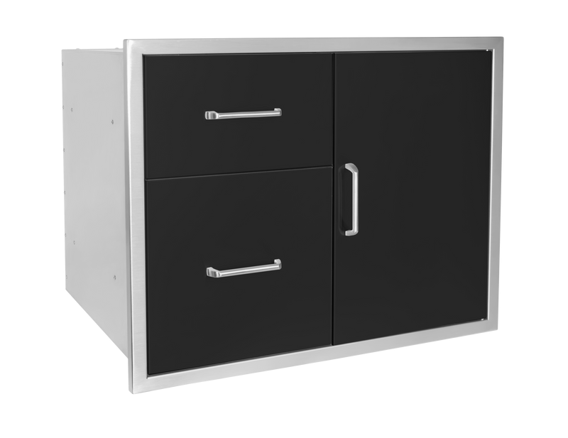 Wildfire 30" x 24" Stainless Steel Door & Double Drawer Combo