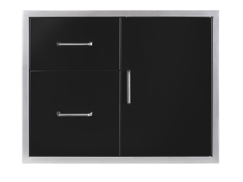 Wildfire 30" x 24" Stainless Steel Door & Double Drawer Combo