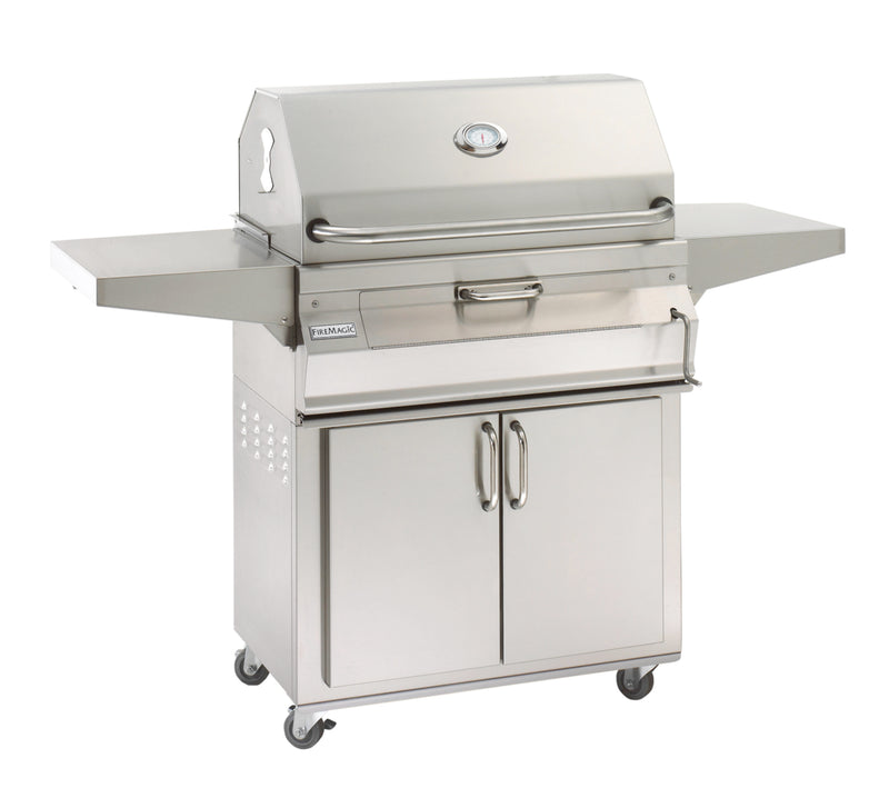 FireMagic Legacy 30-in Smoker Charcoal Built-in Grill
