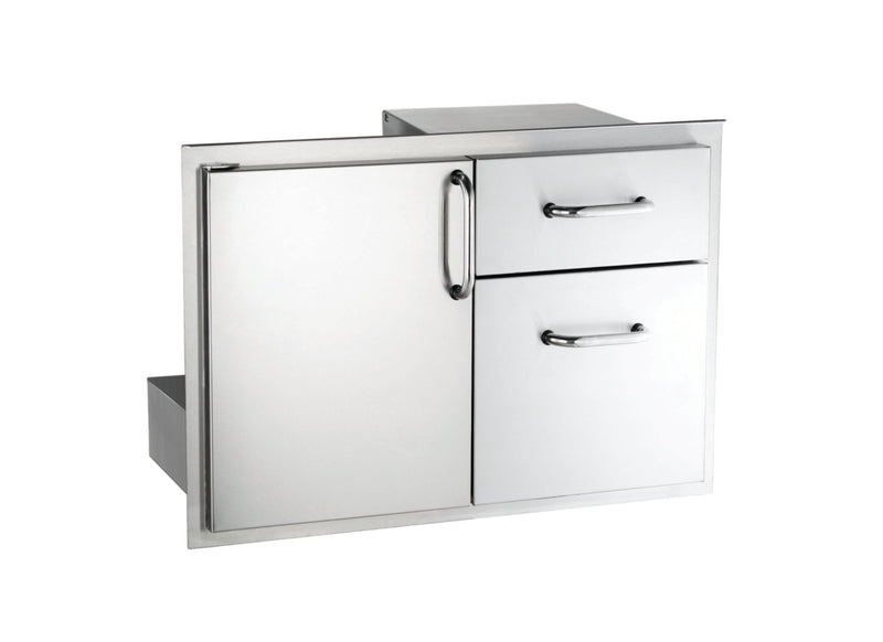FireMagic 30-in Access Door & Double Drawer Combo