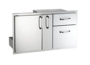 FireMagic 36-in Access Door & Double Drawer Combo w/ Platter Storage
