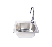 FireMagic 15" x 15" Outdoor Stainless Steel Sink w/ Faucet