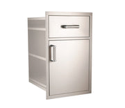 FireMagic Premium Flush Pantry Door & Drawer Combo