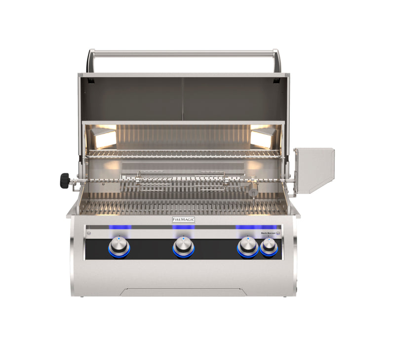 FireMagic Echelon Diamond E660i 30-in Gas Propane Built-in Grill w/ Rotisserie, & Digital or Analog Thermometer
