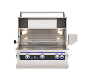 FireMagic Echelon Diamond E660i 30-in Gas Propane Built-in Grill w/ Magic View Window, Rotisserie, & Digital or Analog Thermometer