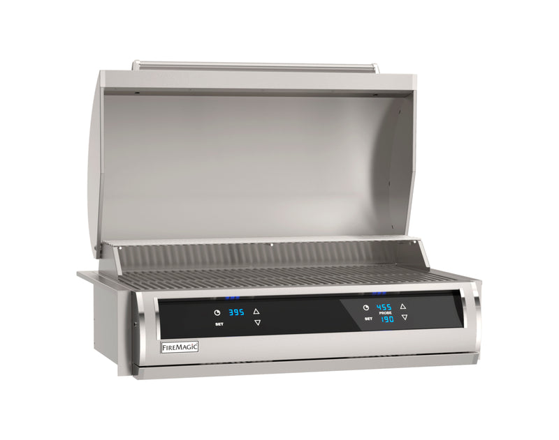 FireMagic EL500 Series 31-in Electric Built-in Grill w/ Digital Timer, Dual Touchscreen Control and Bluetooth, Magic Window View