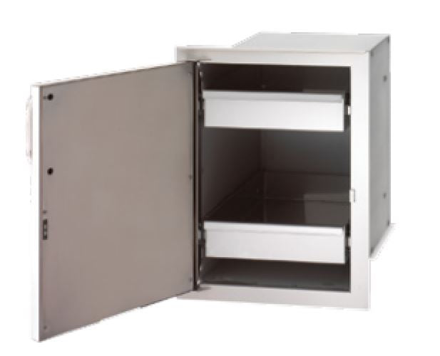 FireMagic Select Single Door w/ Dual Drawers
