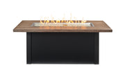 Outdoor GreatRoom Havenwood 62-in Linear Propane Fire Pit Table, Driftwood Everblend Top