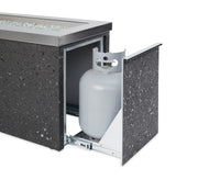 Outdoor GreatRoom Key Largo 48-in Rectangular Propane Fire Pit in Stainless Steel