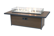 Outdoor GreatRoom Kenwood 61-in Rectangular Propane Fire Pit Table