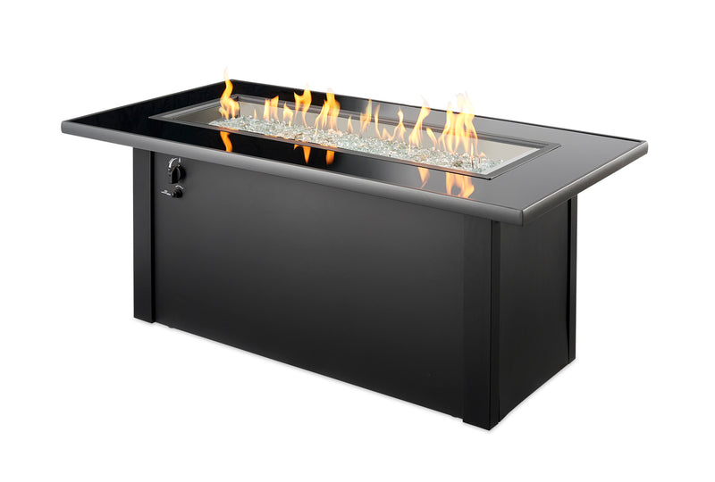 Outdoor GreatRoom Monte Carlo 59-in Rectangular Gas Fire Pit Table