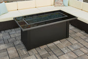 Outdoor GreatRoom Monte Carlo 59-in Rectangular Gas Fire Pit Table
