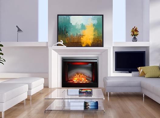 Empire Nexfire 39-in Traditional Electric Fireplace