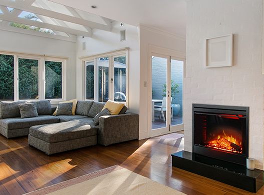 Empire Nexfire 39-in Traditional Electric Fireplace