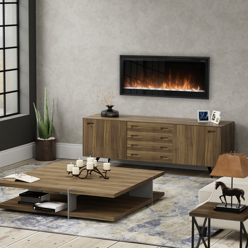 Dimplex Slim 42-in Multi-Fire Electric Fireplace