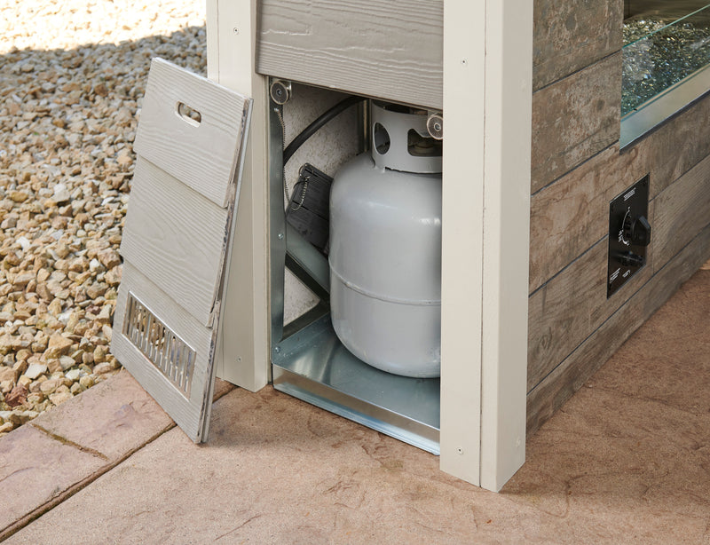 Outdoor GreatRoom Ready-to-Finish 40-in Linear Propane Fireplace w/ Manual Ignition